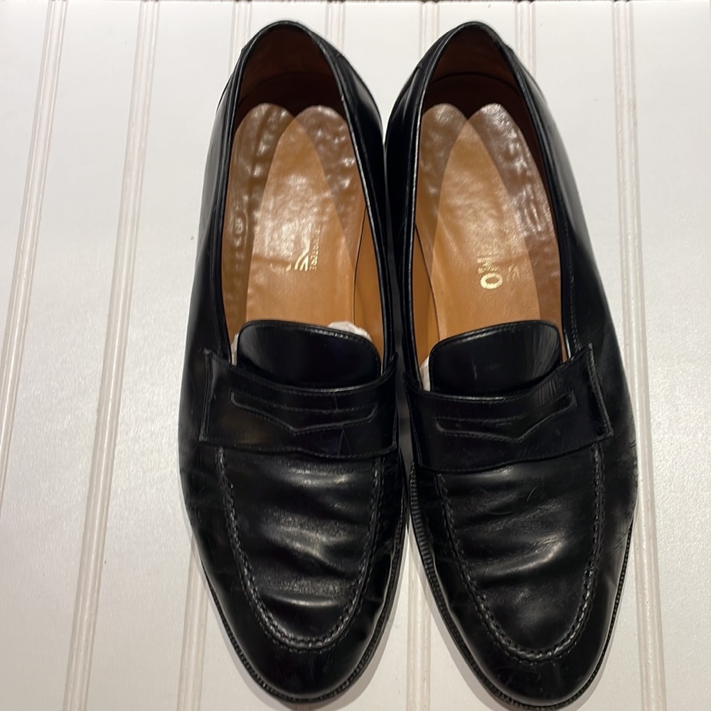Salvatore Ferragamo men’s loafers black size 10 - Picture 2 of 8